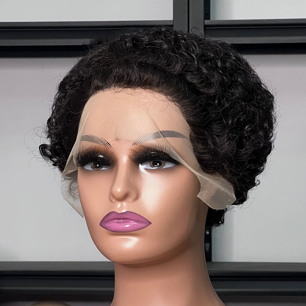100% Human Hair Short Pixie Wigs For Sale at Cheapest ex-factory Price