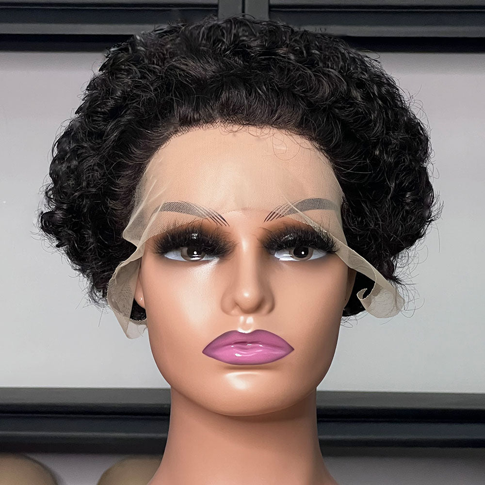 100% Human Hair Short Pixie Wigs For Sale at Cheapest ex-factory Price