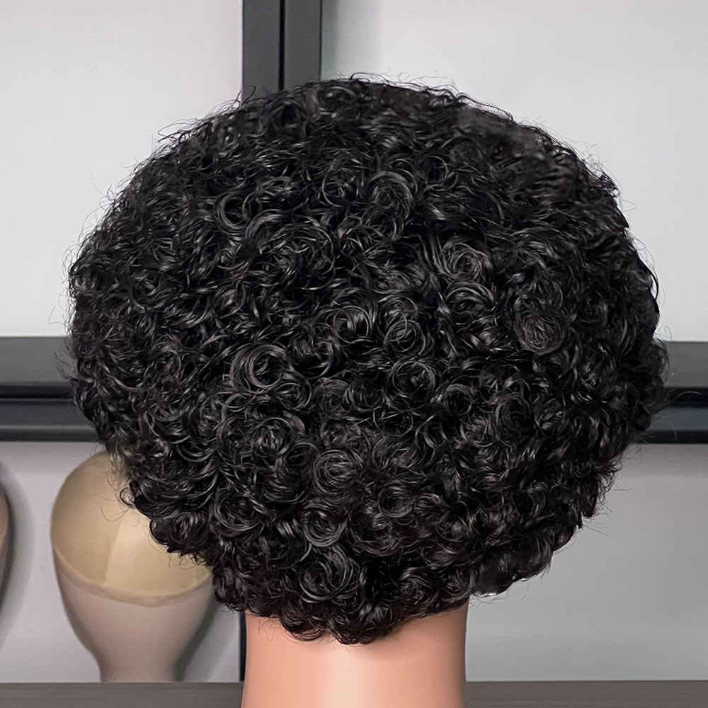 100% Human Hair Short Pixie Wigs For Sale at Cheapest ex-factory Price